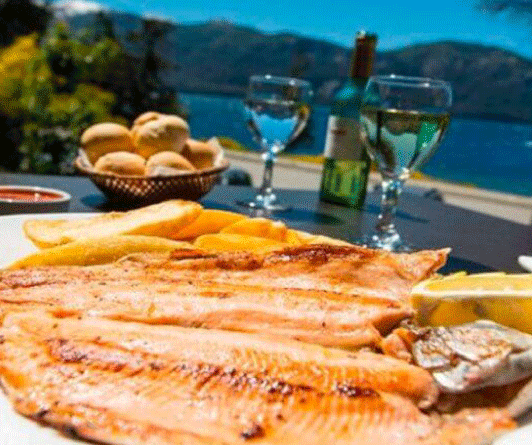 pescado trucha cocinado